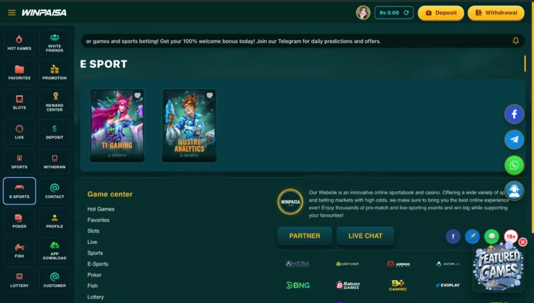 winpaisa esports games